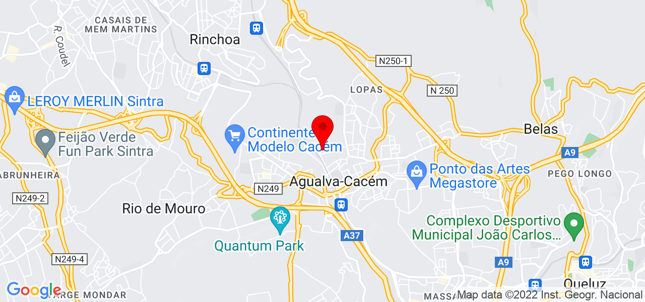 ABC Remodela&ccedil;&otilde;es - Lisboa - Sintra - Mapa