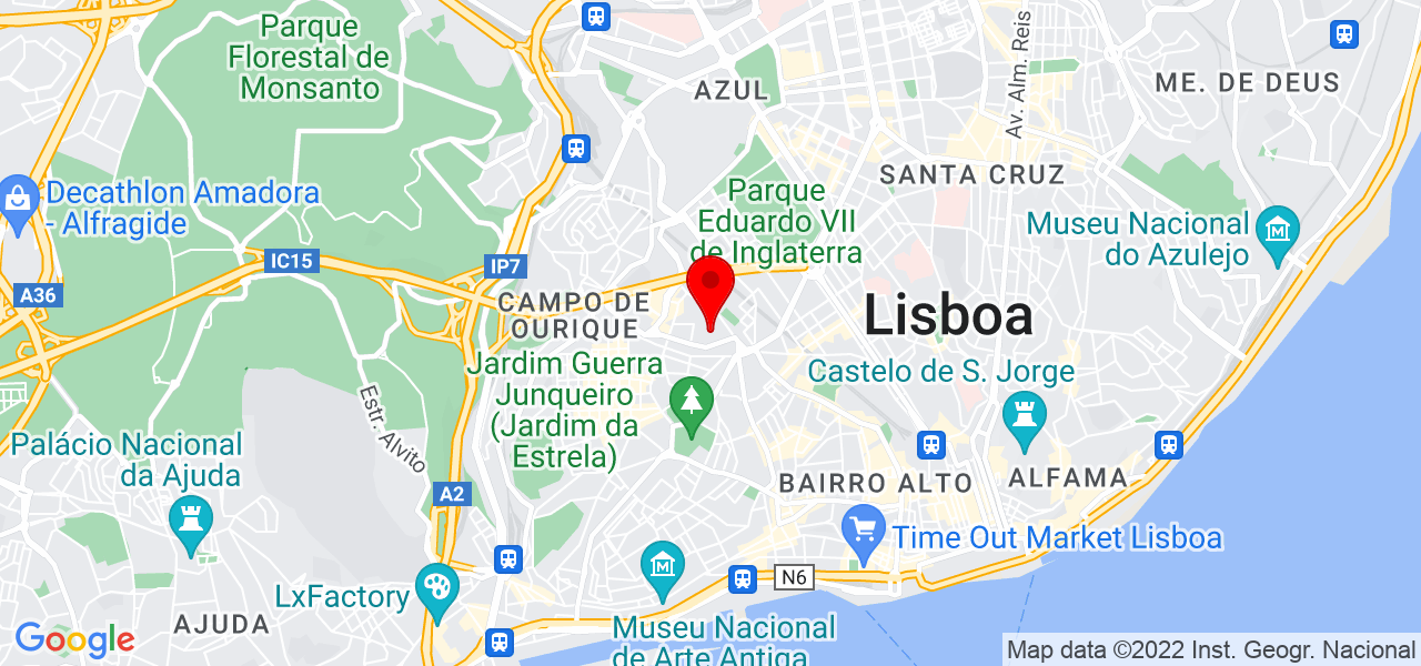 M&aacute;rio Lopes Arquitecto - Lisboa - Lisboa - Mapa