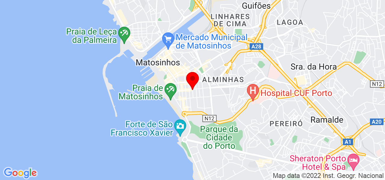 Alexandra - Porto - Matosinhos - Mapa