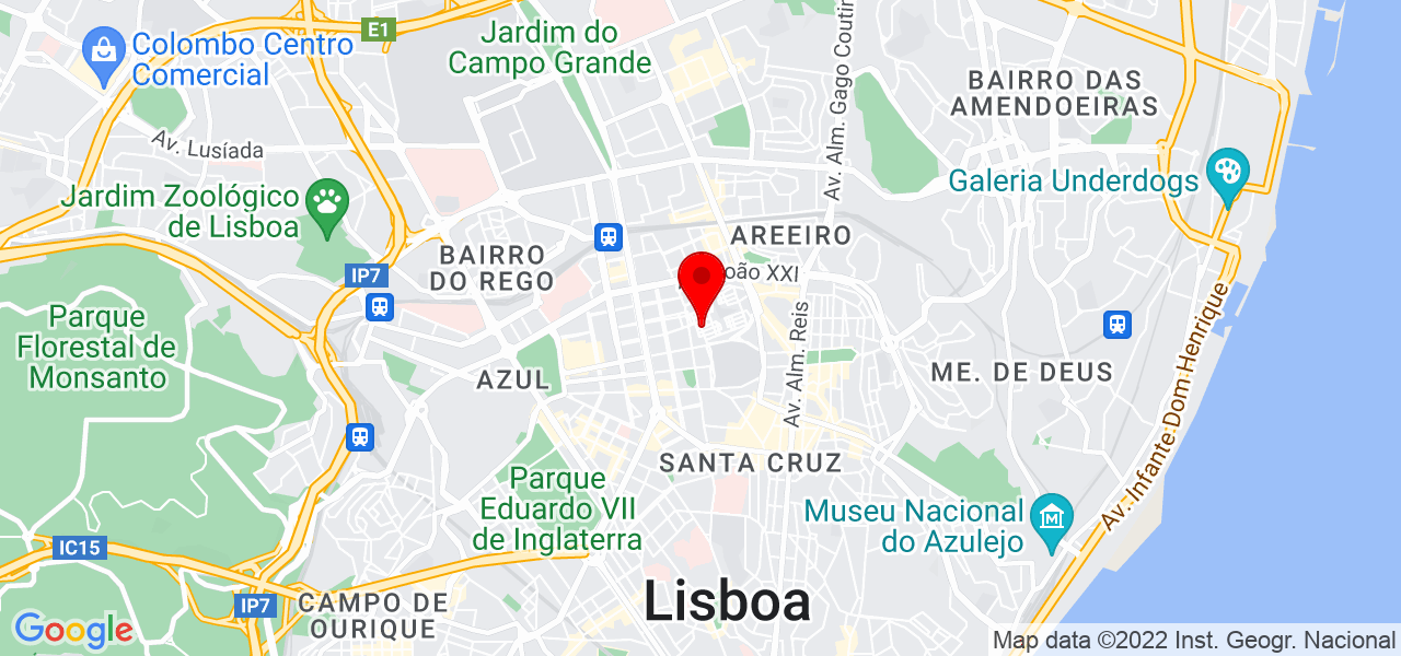 Jo&atilde;o Francisco - Lisboa - Lisboa - Mapa