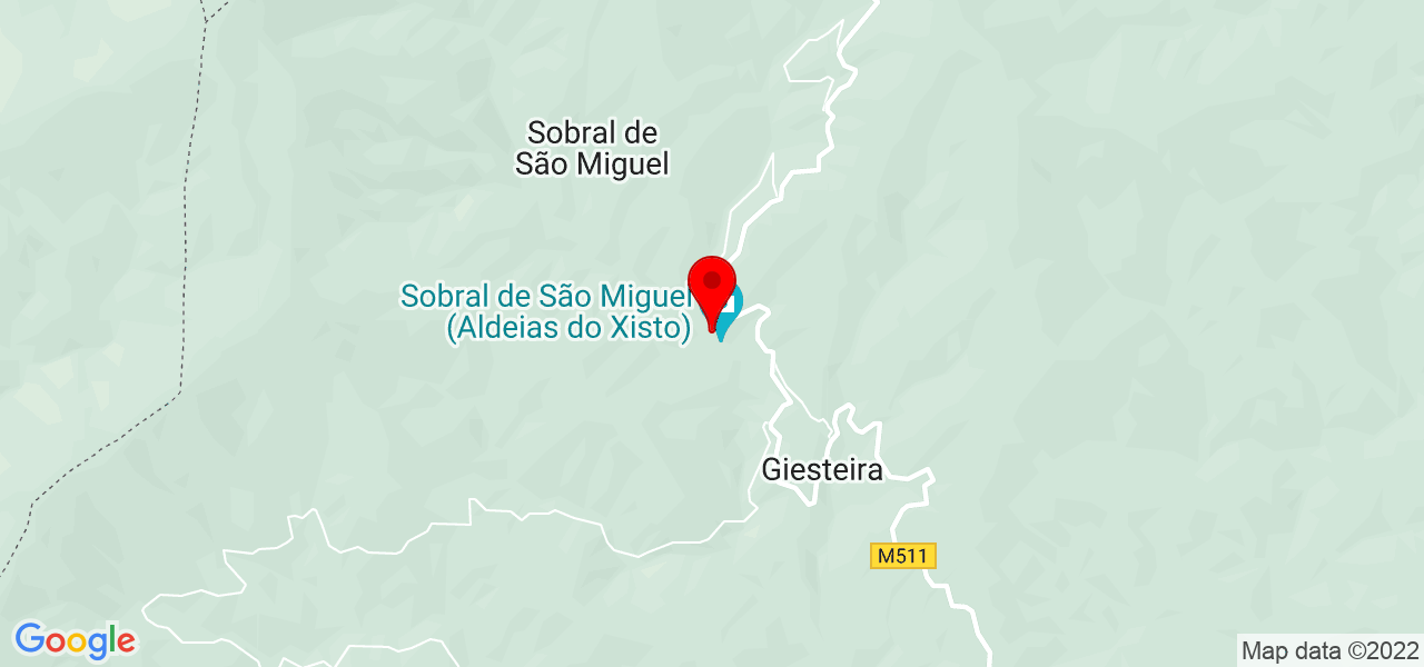 Robalo - Castelo Branco - Covilhã - Mapa