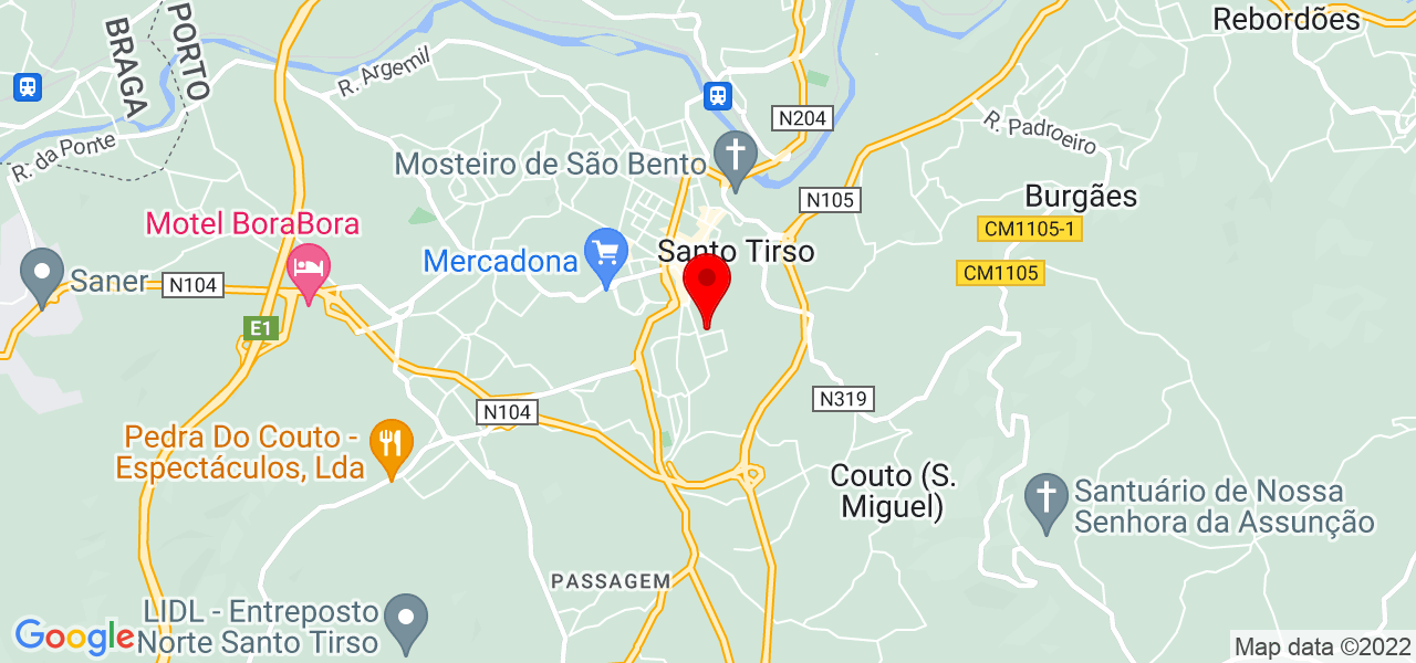 URBANfaz - Porto - Santo Tirso - Mapa