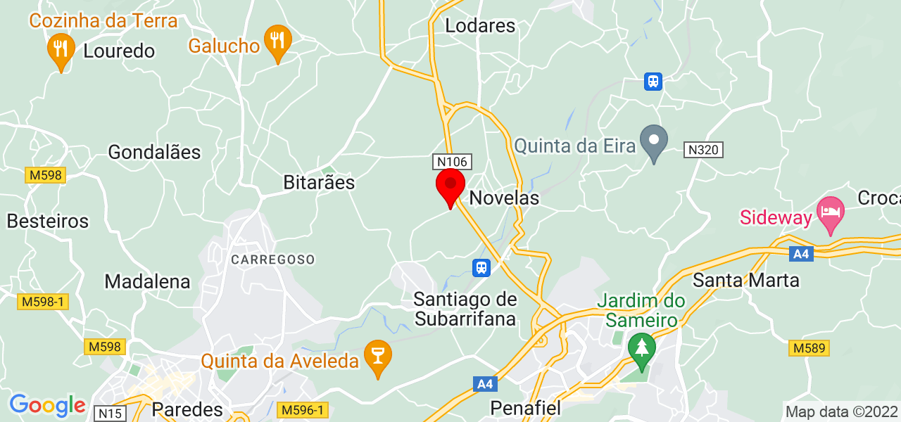 Marcelo Pires Osga - Porto - Penafiel - Mapa
