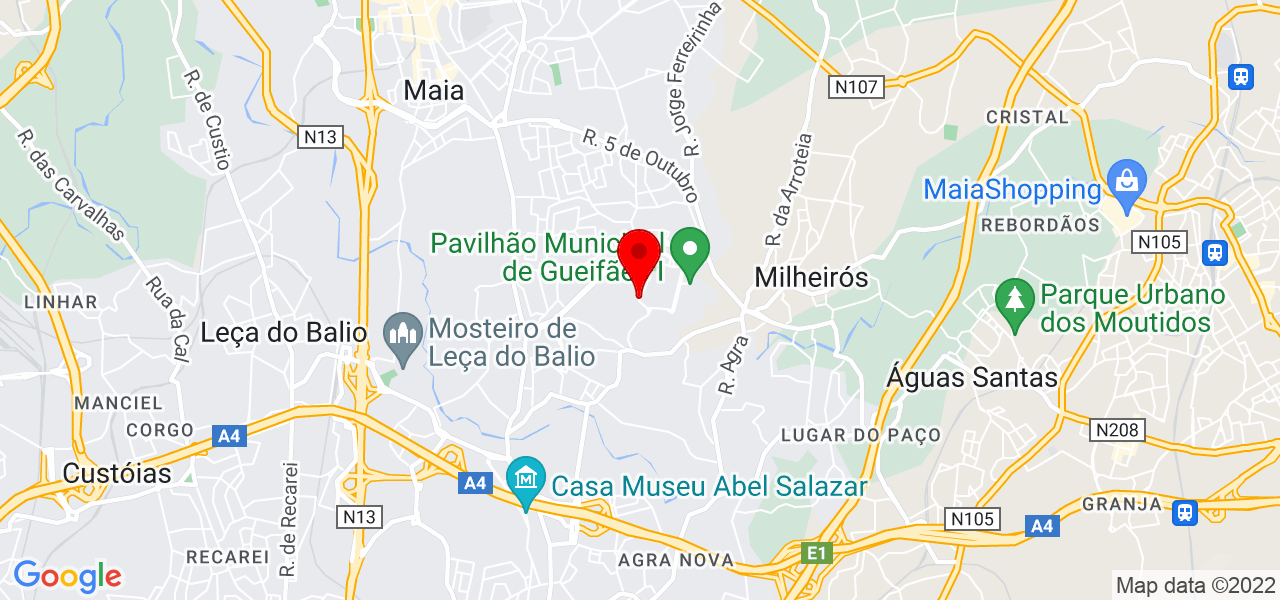 Th Serviços - Porto - Maia - Mapa