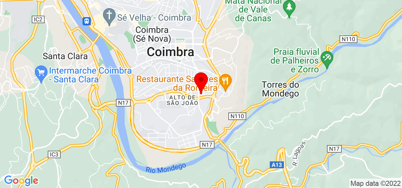 Eva Ernesto da Silva - Coimbra - Coimbra - Mapa
