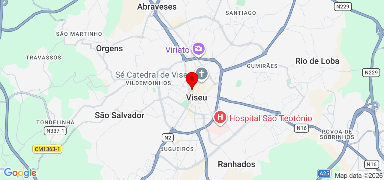 Alto Alcance - Viseu - Viseu - Mapa