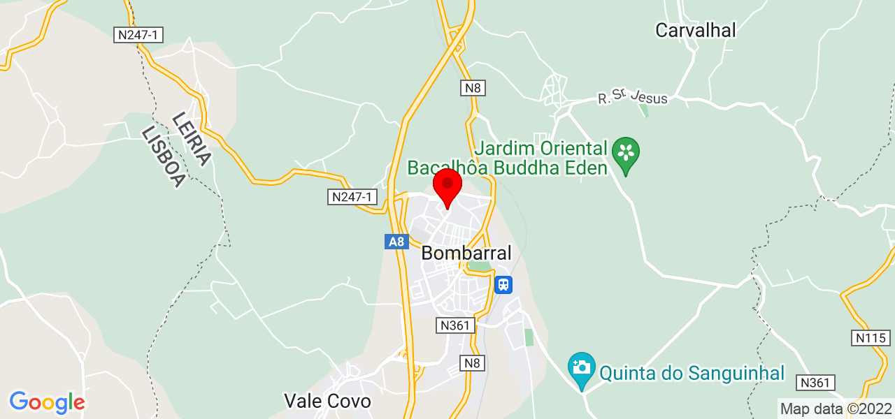 ML constru&ccedil;&atilde;o - Leiria - Bombarral - Mapa