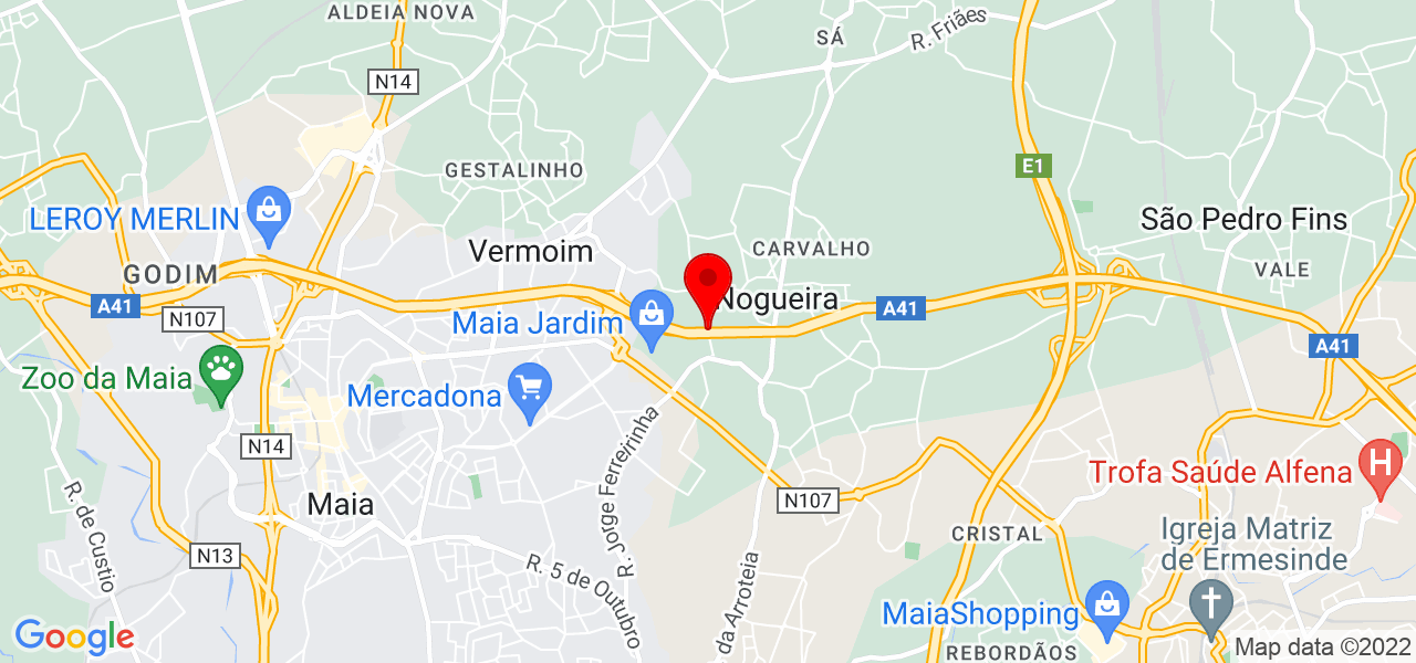 Alexandra m - Porto - Maia - Map