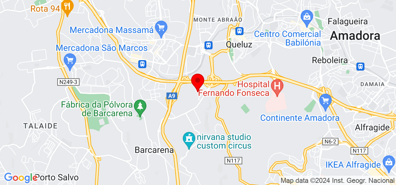 Rita Oliveira - Lisboa - Oeiras - Mapa