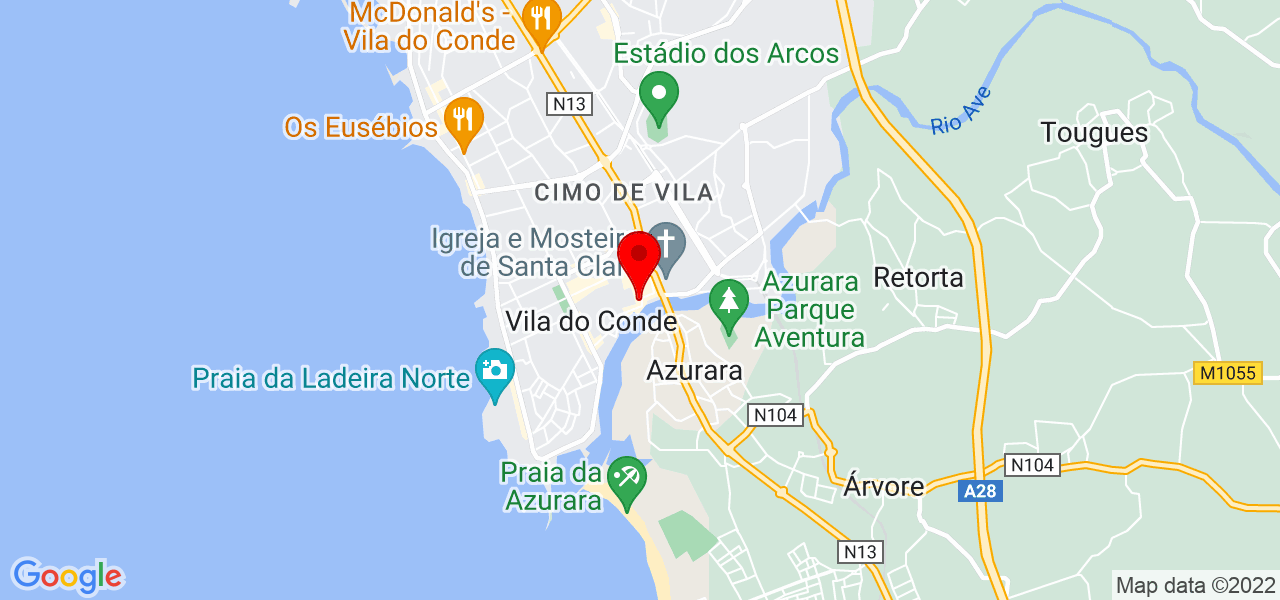 O Miradouro produ&ccedil;&otilde;es - Porto - Vila do Conde - Mapa