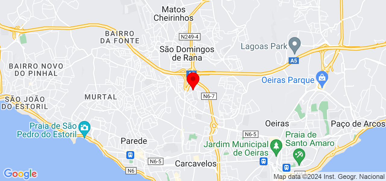 Ezequiel Fraga - Lisboa - Cascais - Mapa