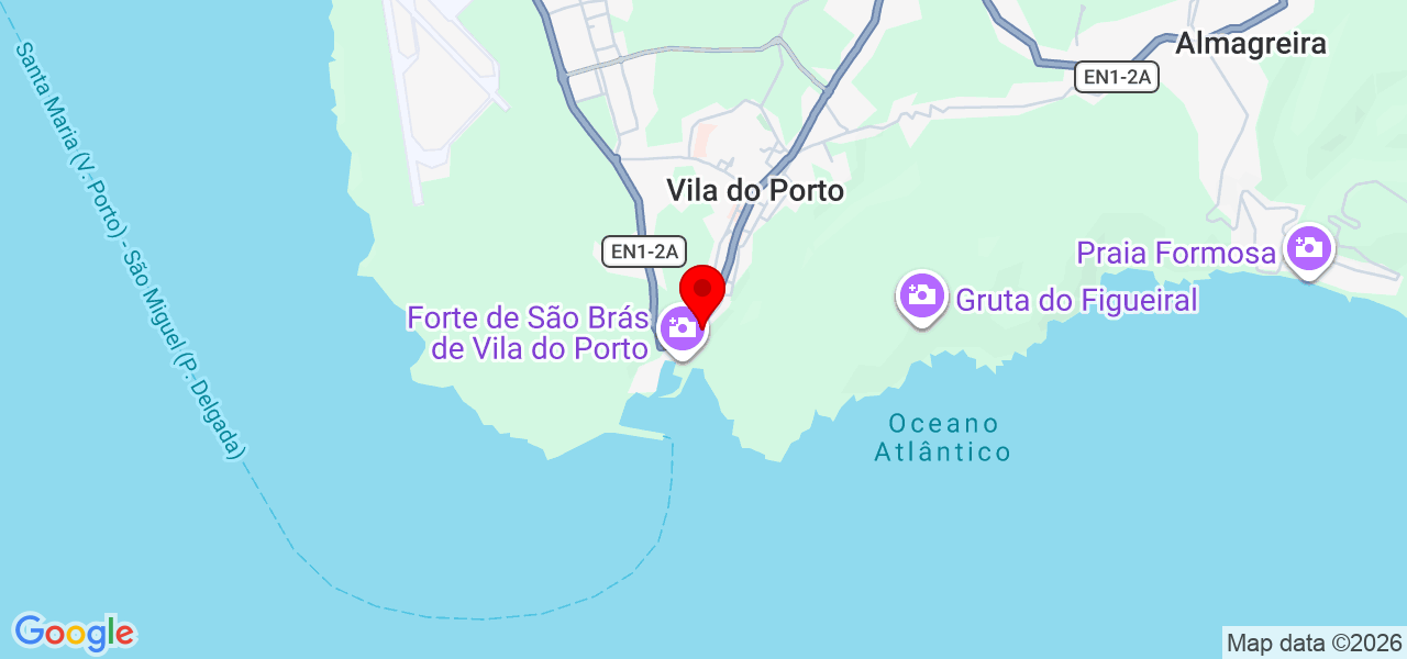 Anitas - Açores - Vila do Porto - Map