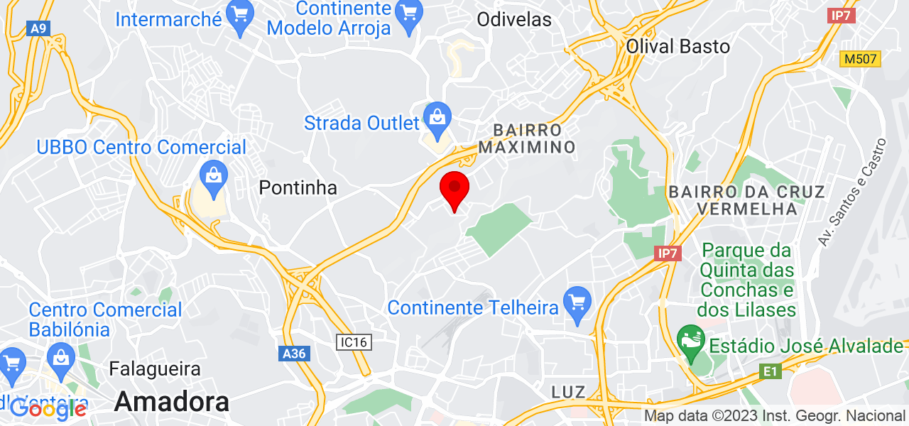 Caiximaximus - Lisboa - Odivelas - Mapa