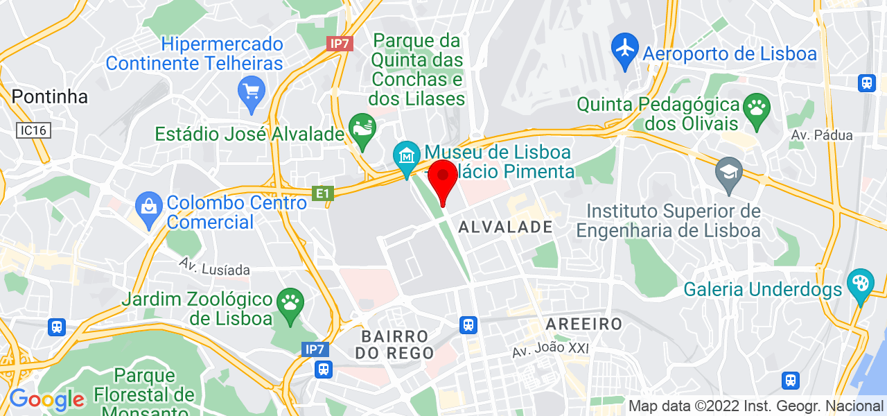 Francisco Moser belo - Lisboa - Lisboa - Mapa