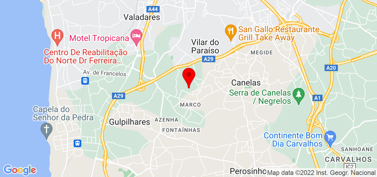 Elsa Ribeiro - Porto - Vila Nova de Gaia - Mapa