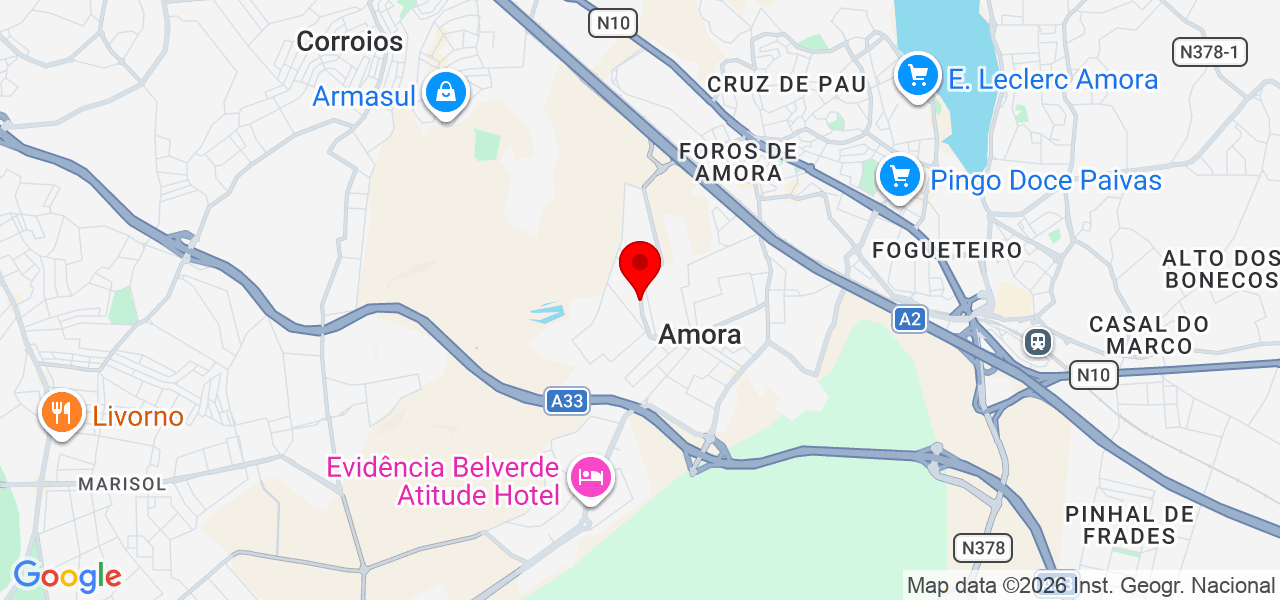 Chicola engenharia e construções - Setúbal - Seixal - Mapa