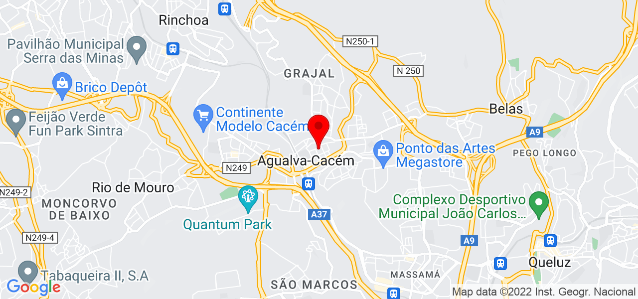 Catarina limpeza - Lisboa - Sintra - Mapa