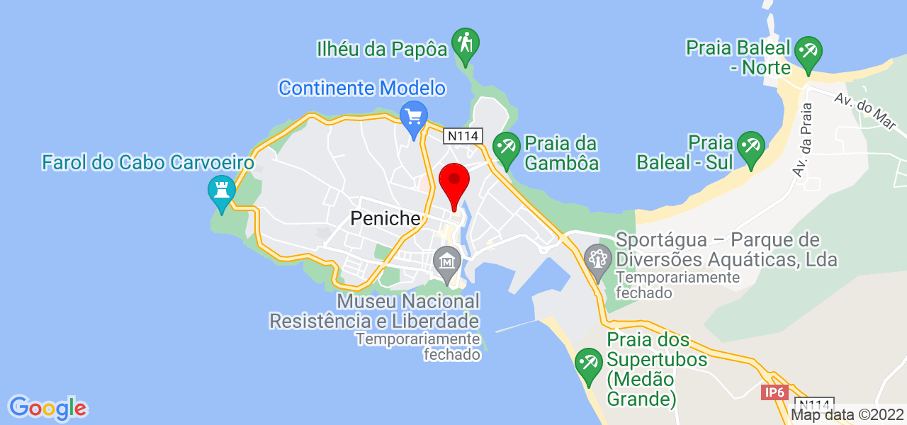 Lavandaria Beane - Leiria - Peniche - Mapa