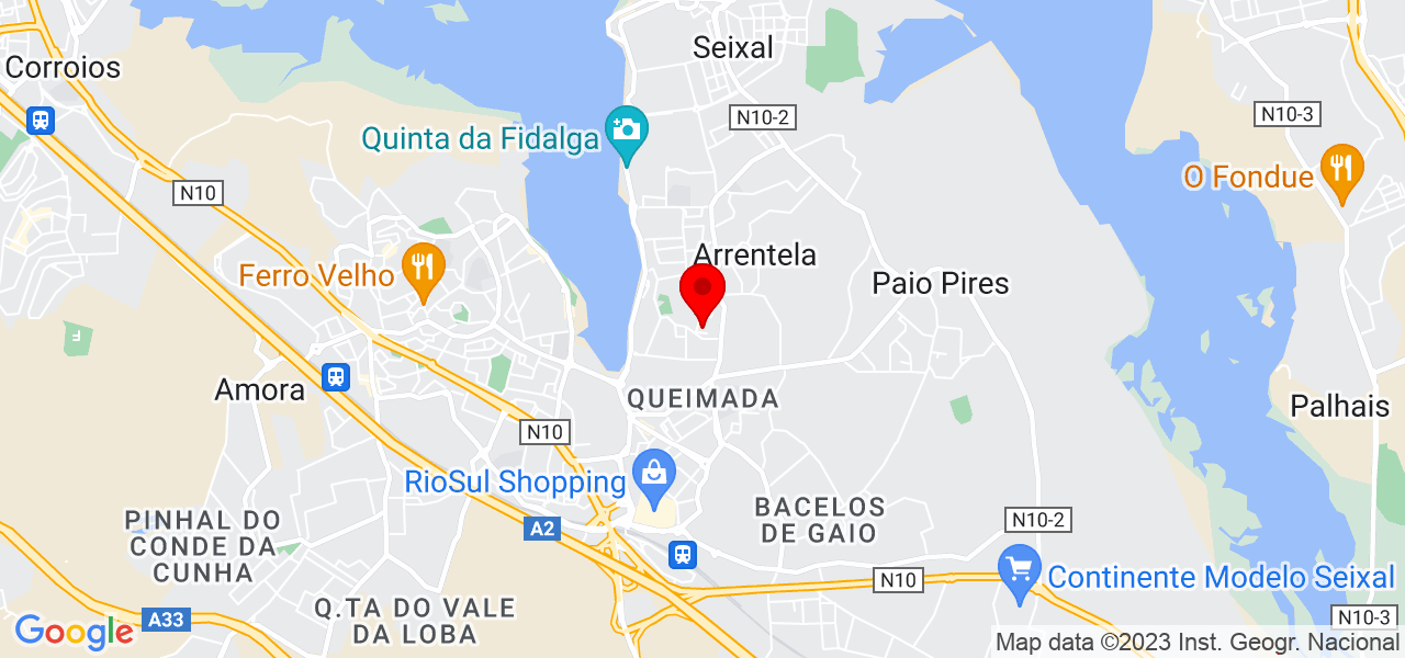 Mtcalhas - Setúbal - Seixal - Mapa