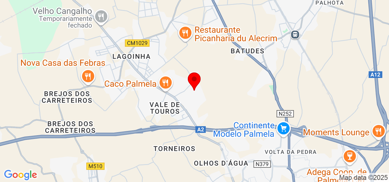 Flavio Paulo (kinito) - Setúbal - Palmela - Mapa