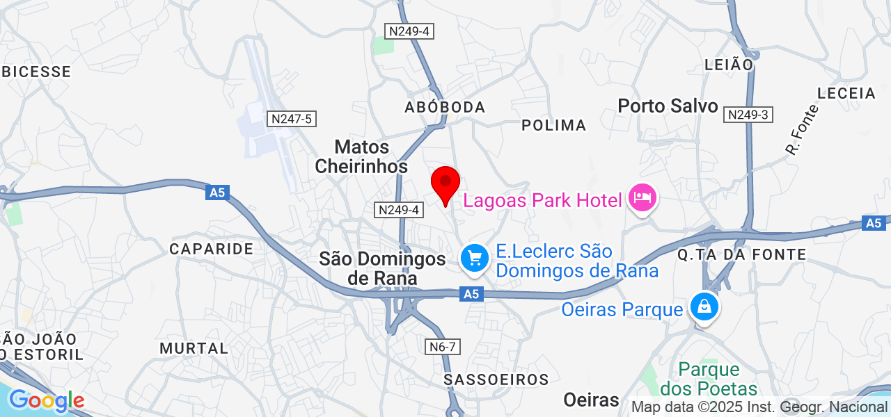 Matilde Aires - Lisboa - Cascais - Map