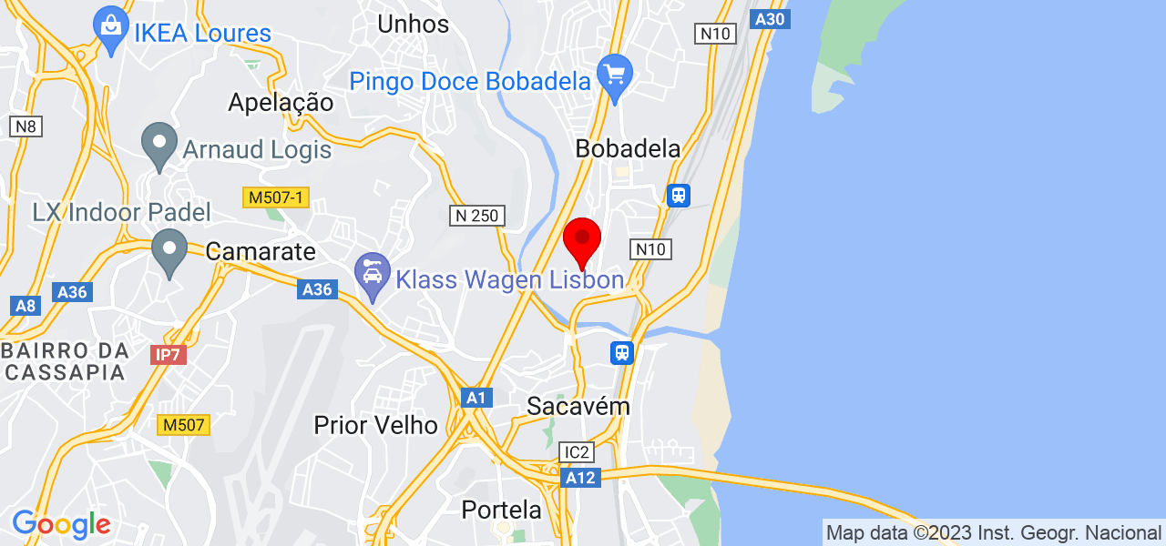 Maria Inês Martins - Lisboa - Loures - Mapa