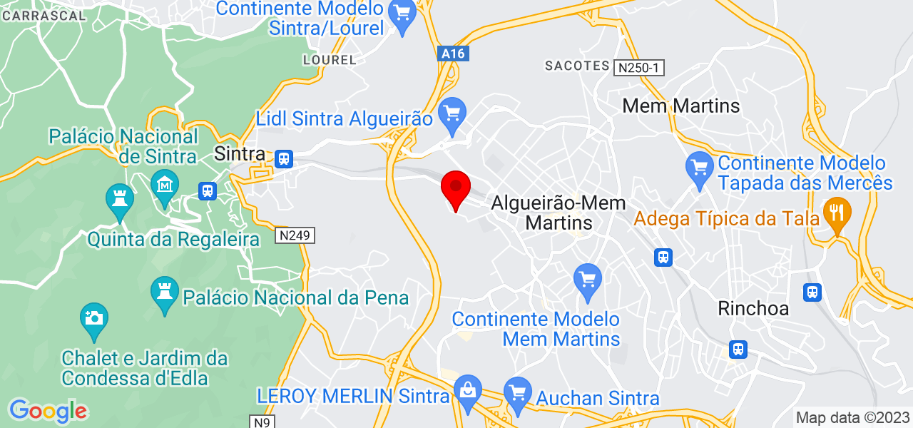 Genius - Lisboa - Sintra - Mapa