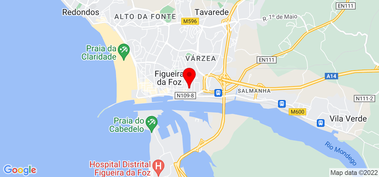 Marcia Almeida Sirqueira - Coimbra - Figueira da Foz - Mapa