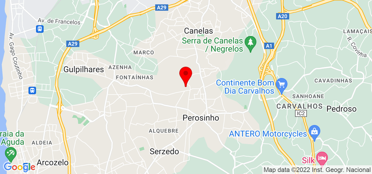Ateli&ecirc; MariaPassos - Porto - Vila Nova de Gaia - Mapa