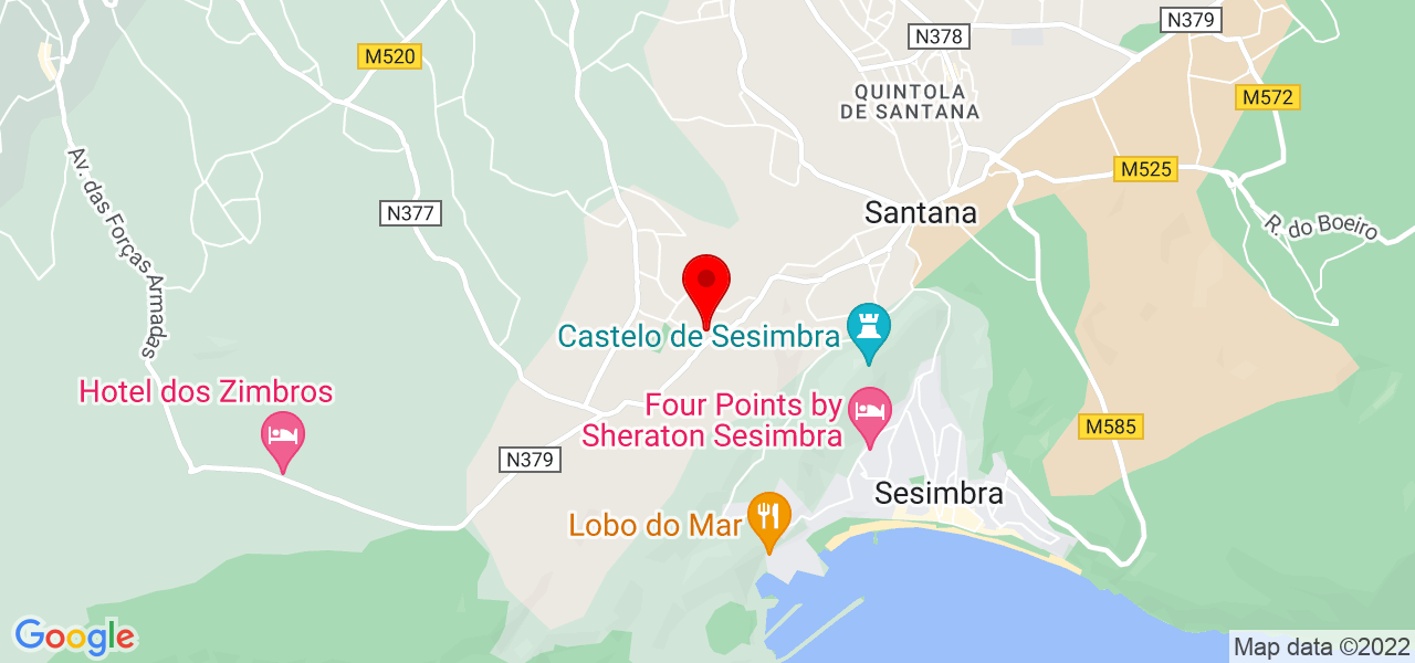 Madalena Pereira - Setúbal - Sesimbra - Mapa