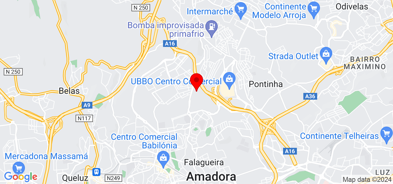 CleanSplit - Lisboa - Amadora - Map