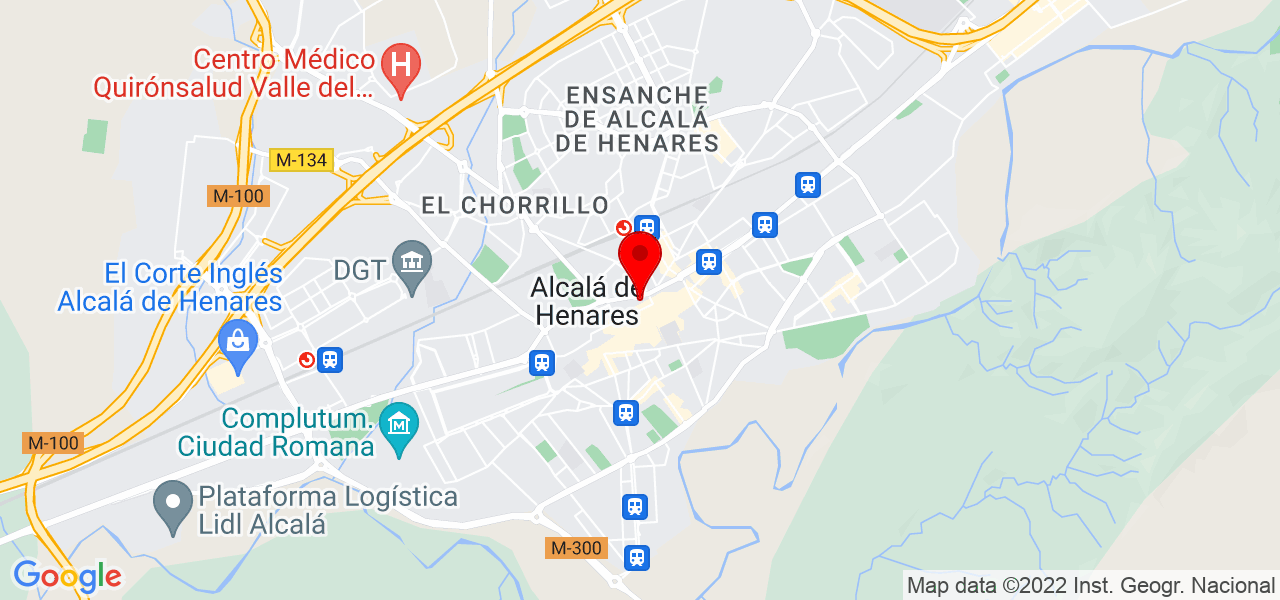 Mar&iacute;a Arias - Comunidad de Madrid - Alcalá de Henares - Mapa