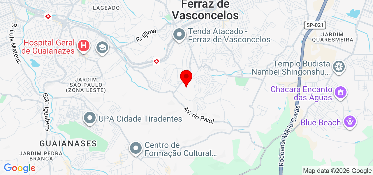 Paloma - São Paulo - Adamantina - Mapa