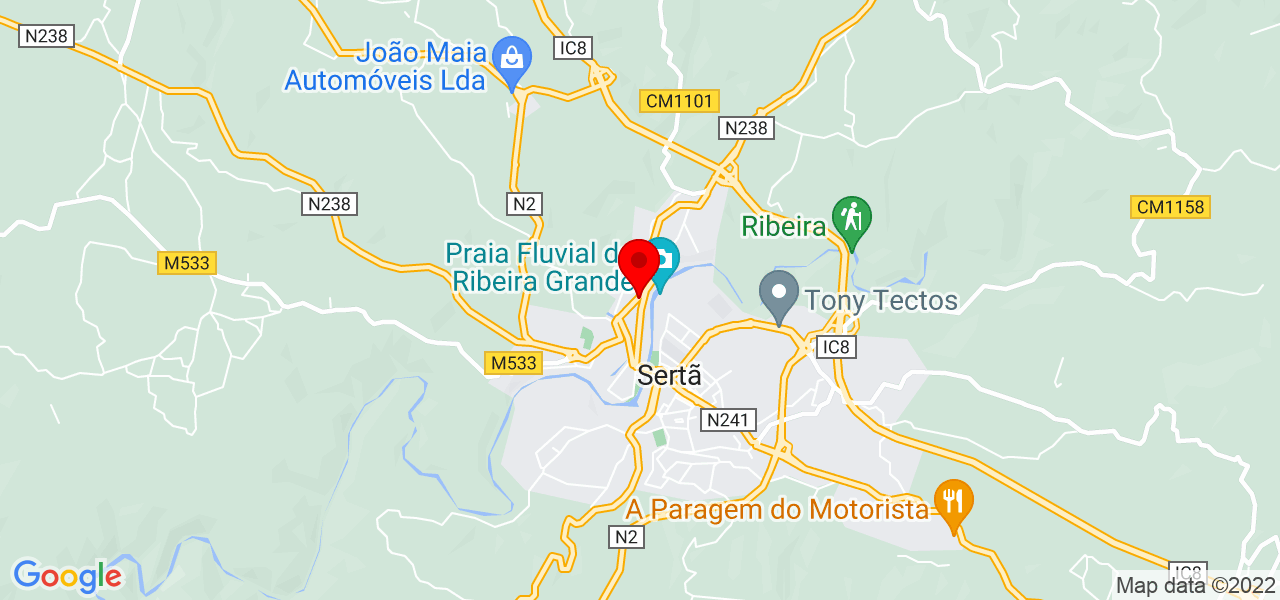 Jeferson - Castelo Branco - Sertã - Mapa