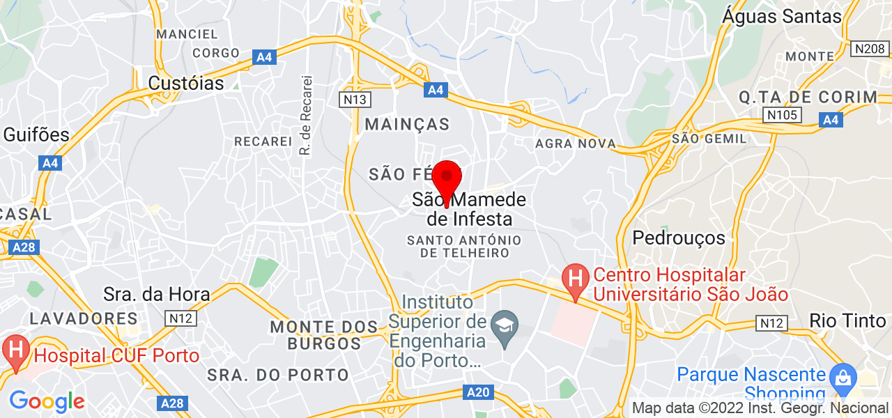 Rui Miranda - Porto - Matosinhos - Mapa