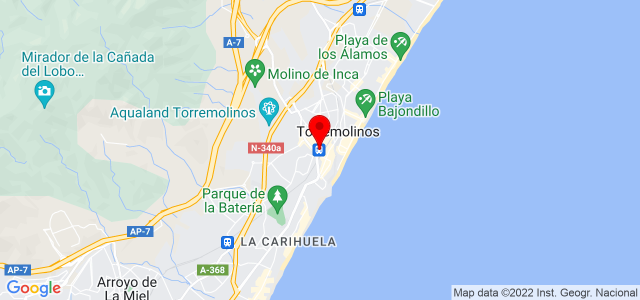 KB fitness - Andalucía - Torremolinos - Mapa