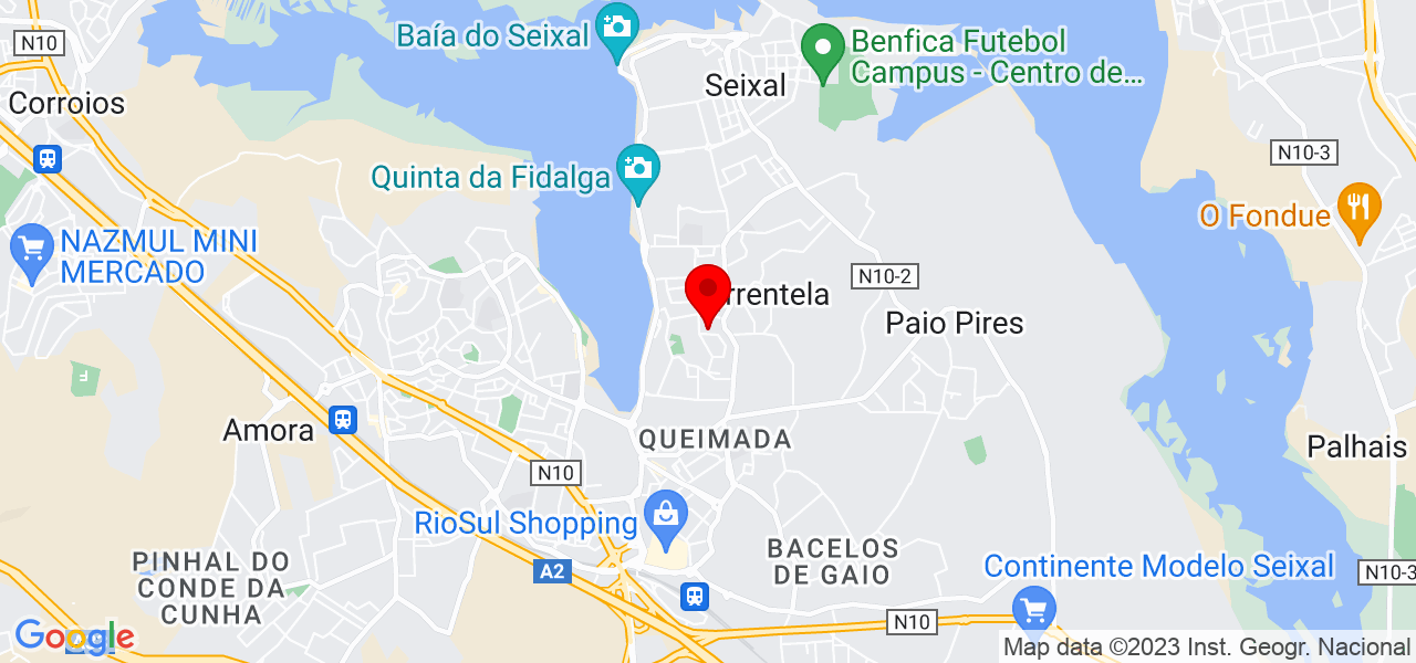 JL CLIN - Setúbal - Seixal - Karte