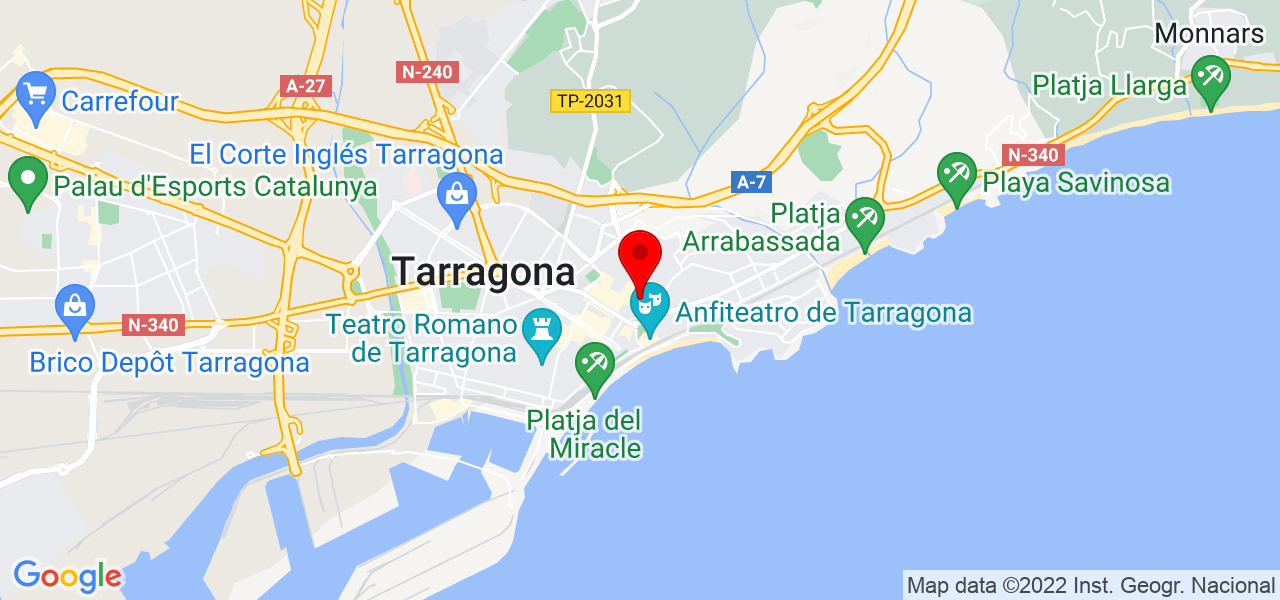 che ray perez - Cataluña - Tarragona - Mapa