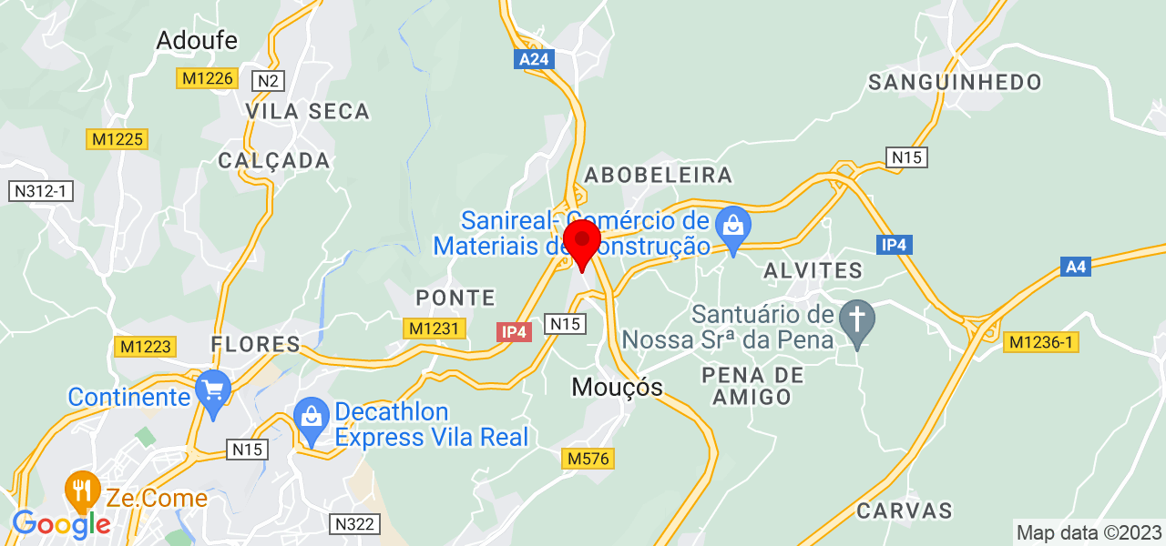 dwave - Vila Real - Vila Real - Mapa