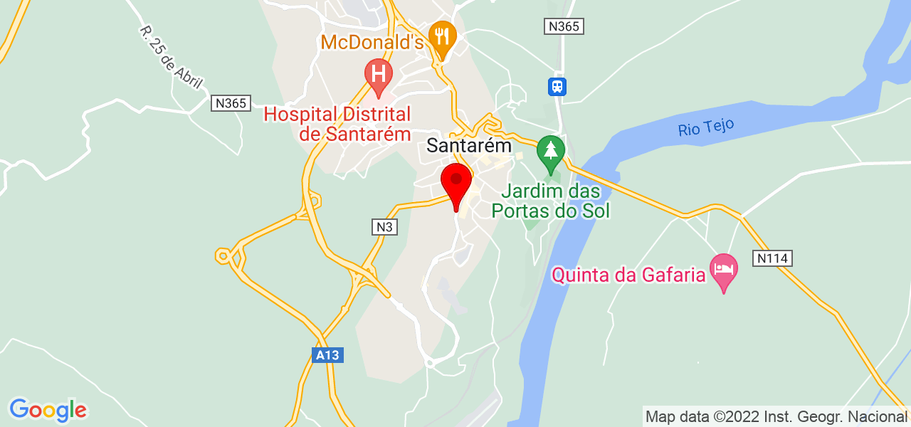 Care For You - Serviços de Apoio Domiciliário - Santarém - Santarém - Mapa