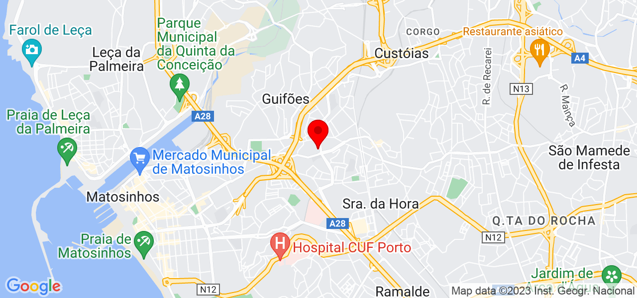 Fabiola Farias - Porto - Matosinhos - Mapa