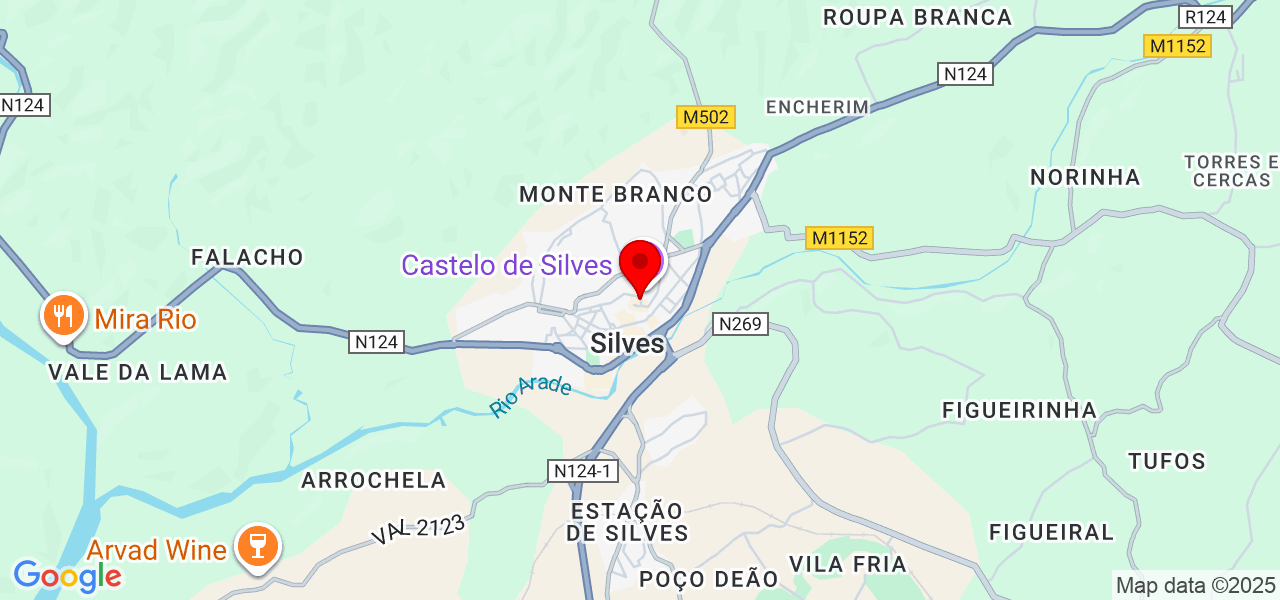 Gabriela Campos - Faro - Silves - Mapa