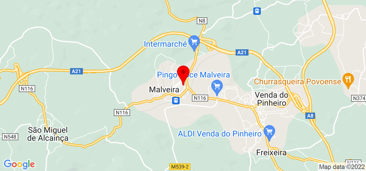 Leonardo V. - Serviços Administrativos & TI - Lisboa - Mafra - Karte