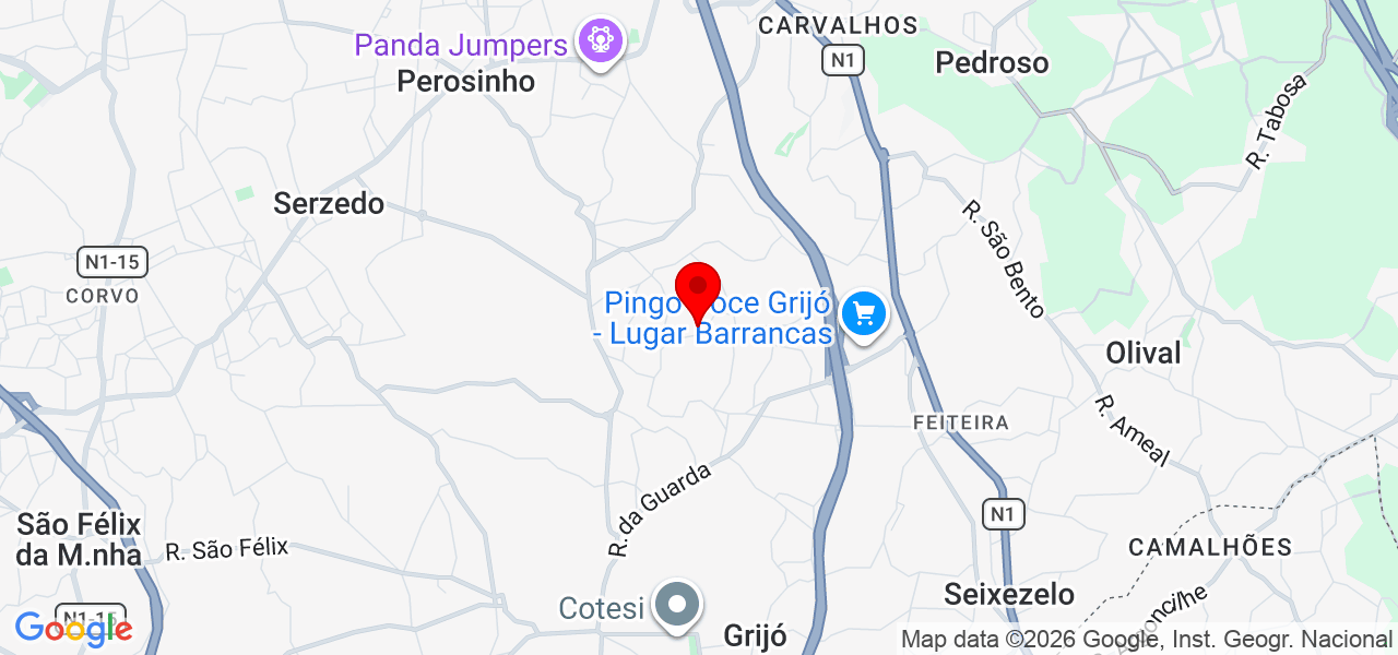 Micaela Mendes - Organizadora Profissional - Porto - Vila Nova de Gaia - Mapa