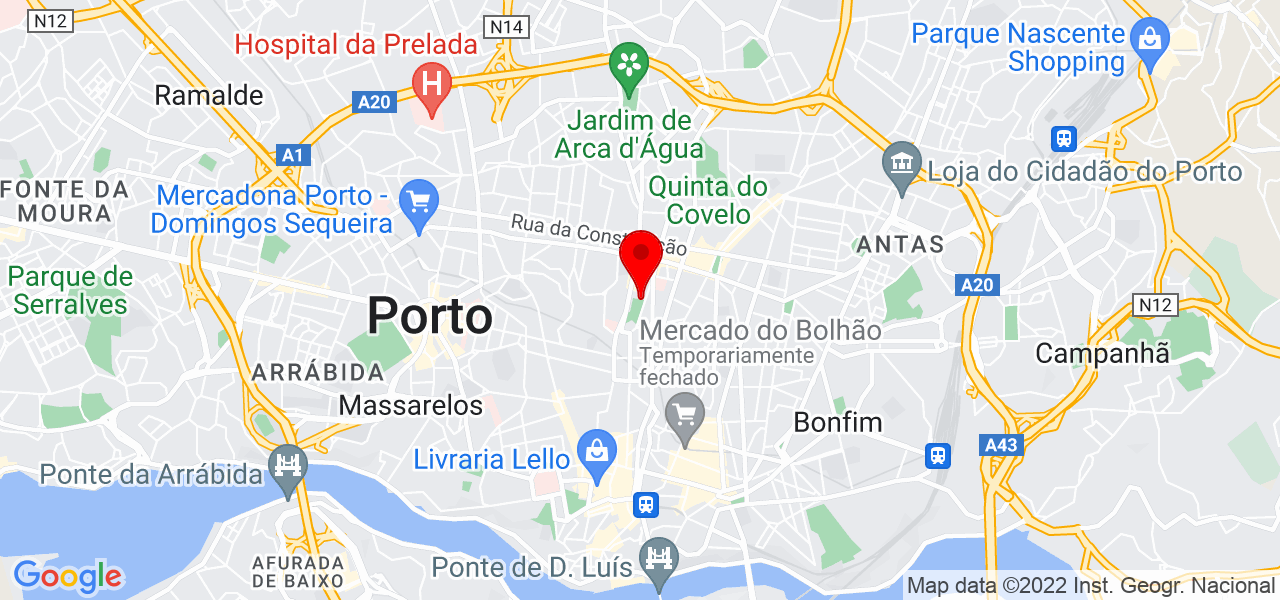 José Alamir - Porto - Porto - Karte