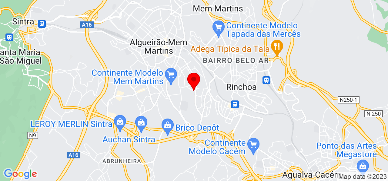 Edneia - Lisboa - Sintra - Mapa