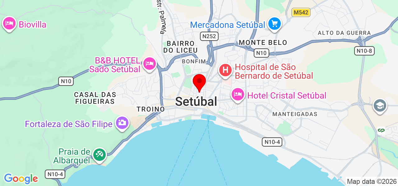 Fabio Santiago - Setúbal - Setúbal - Karte