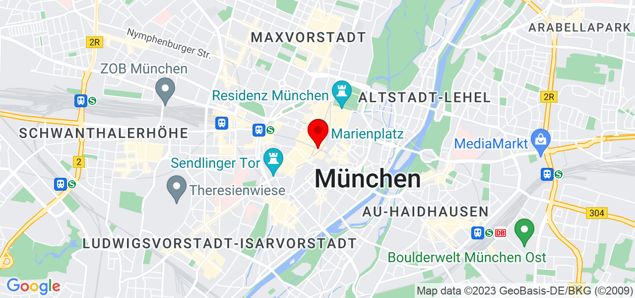 Sandra - Bayern - München - Karte