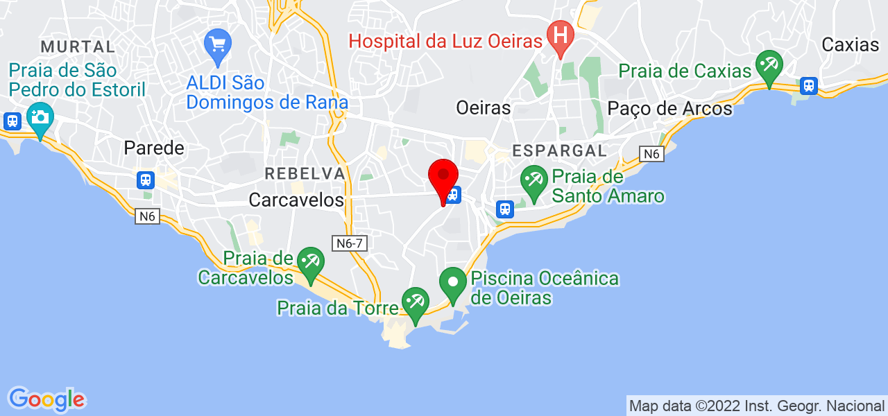Marina Branquinho - Lisboa - Oeiras - Mapa