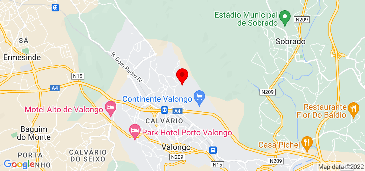 Gon&ccedil;alo Fernandes - Porto - Valongo - Mapa